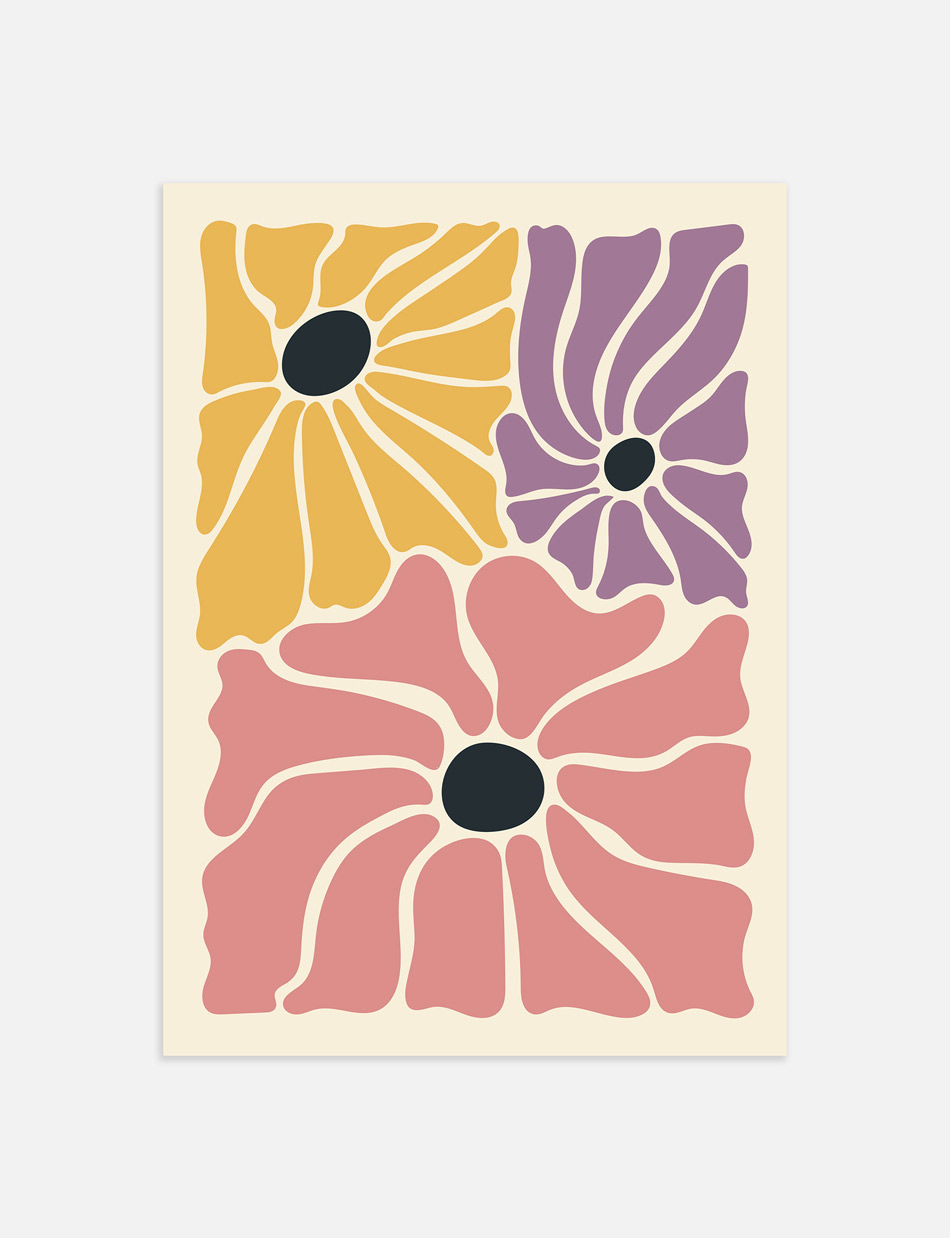Pastel Petals Poster