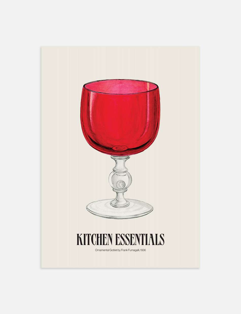 Ornamental Goblet Poster